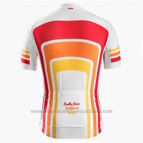 2016 Abbigliamento Ciclismo Trek Bontrager Rosso e Bianco Manica Corta e Salopette